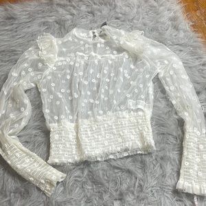 Sunflower see through top